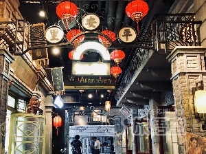 昔の上海の街並みを再現　1192